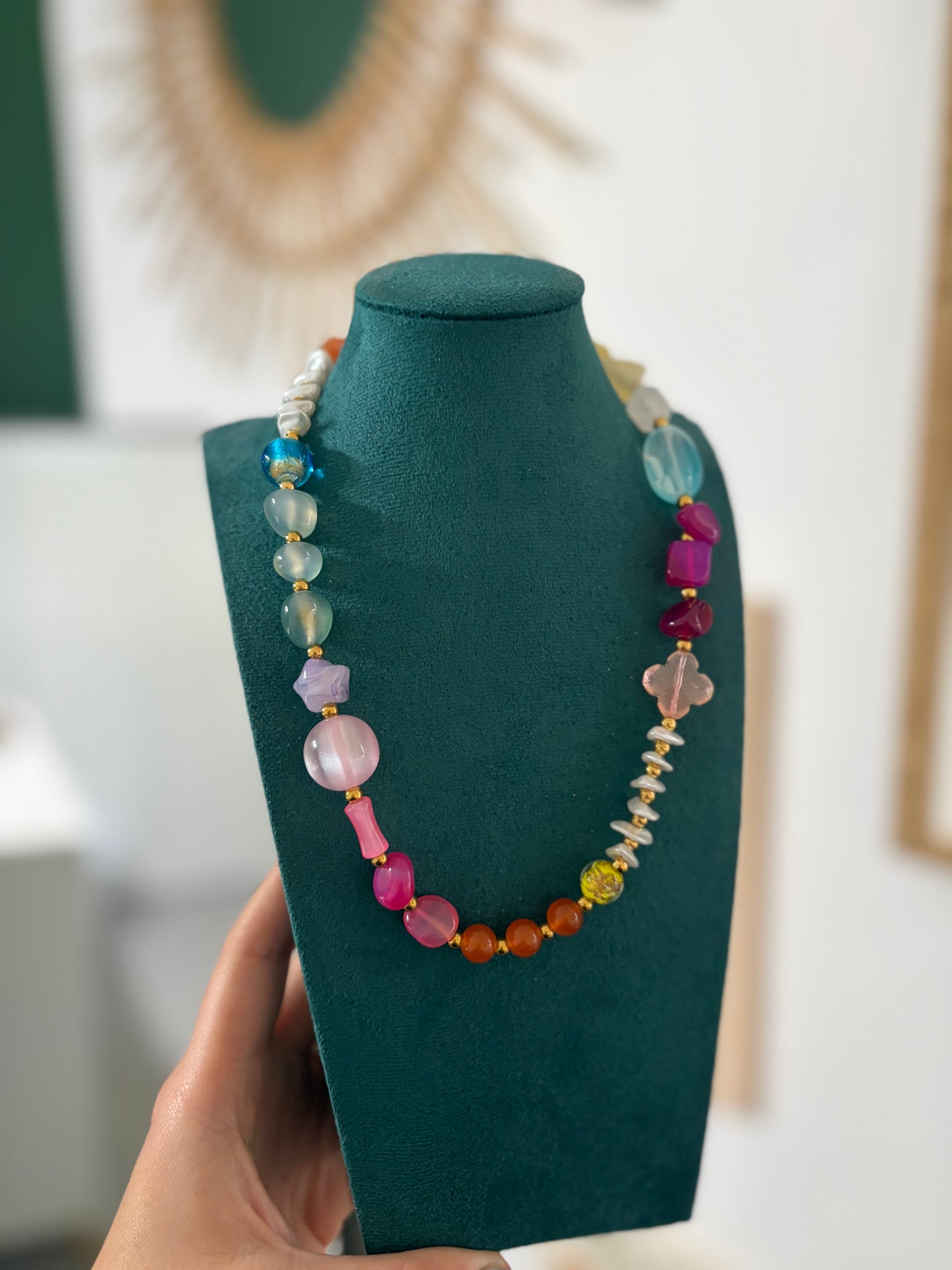 Madeleine Stone Necklace