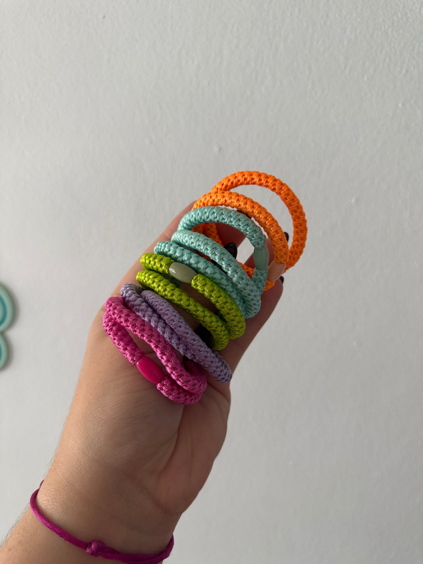 Summer colorful hairties