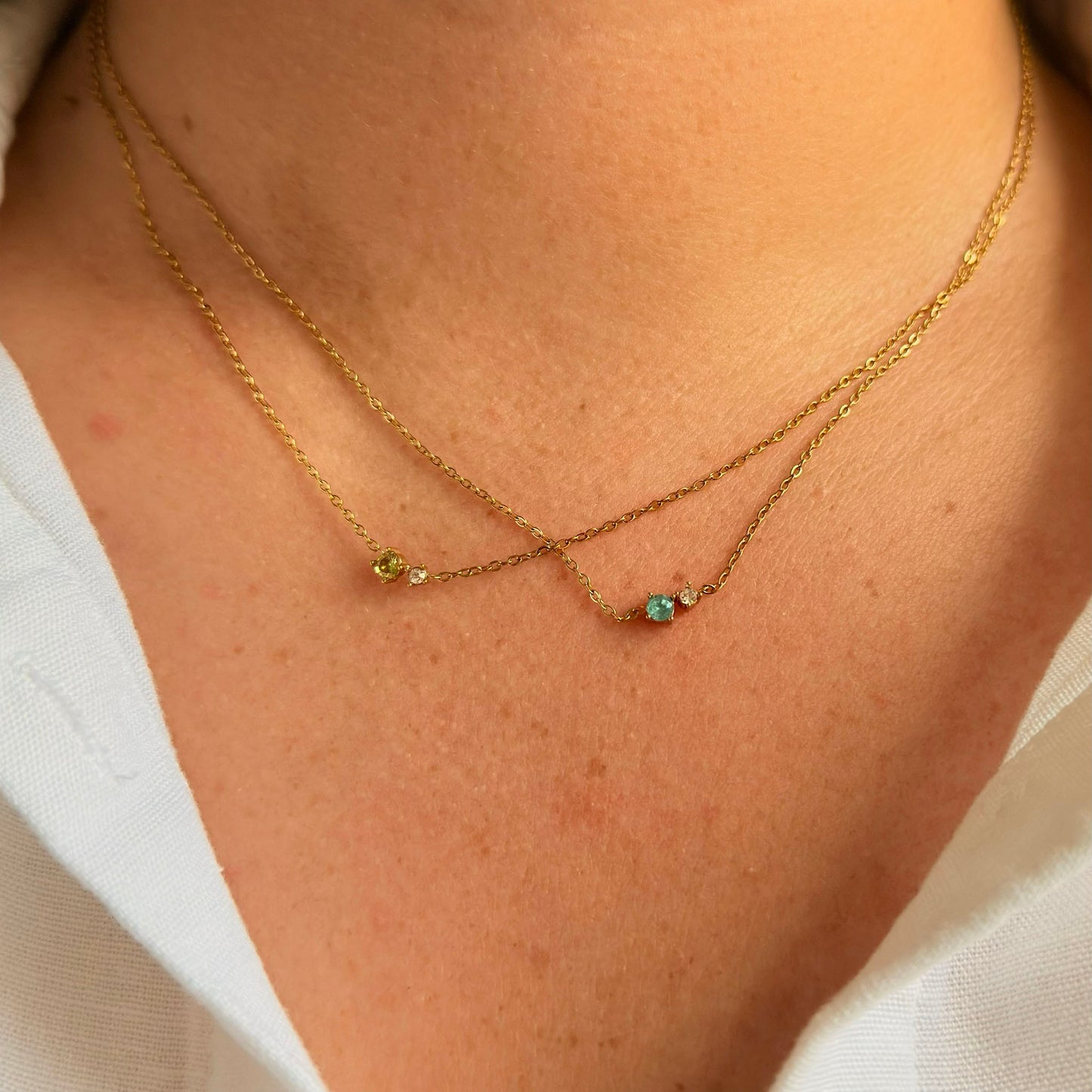 Dainty Gem Necklace