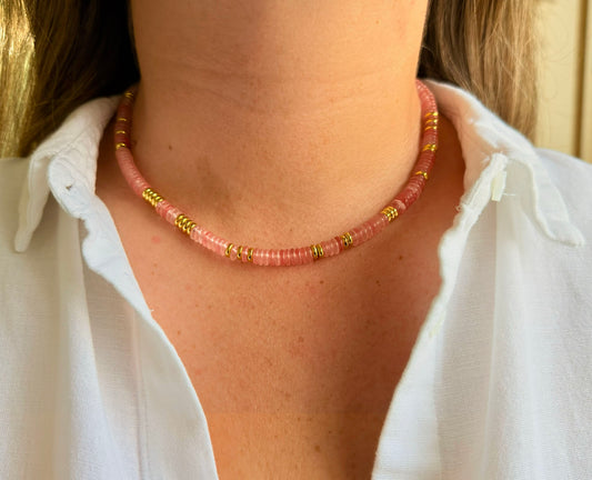 Pink Cristal Necklace
