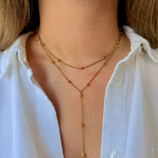 Bolitas Double Necklace